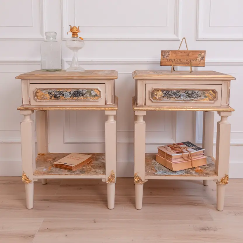 Par de Mesas Carta de Inverno